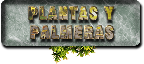 plantas y palmeras artificiales